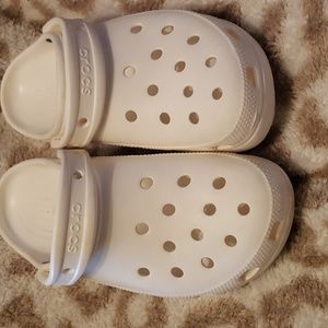 Crocs platform wedge shoes